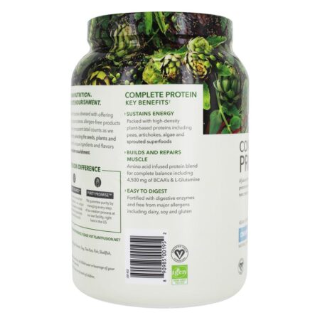 Feijão de baunilha cremoso de proteína vegetal completa - 2 lbs. PlantFusion - Image 4