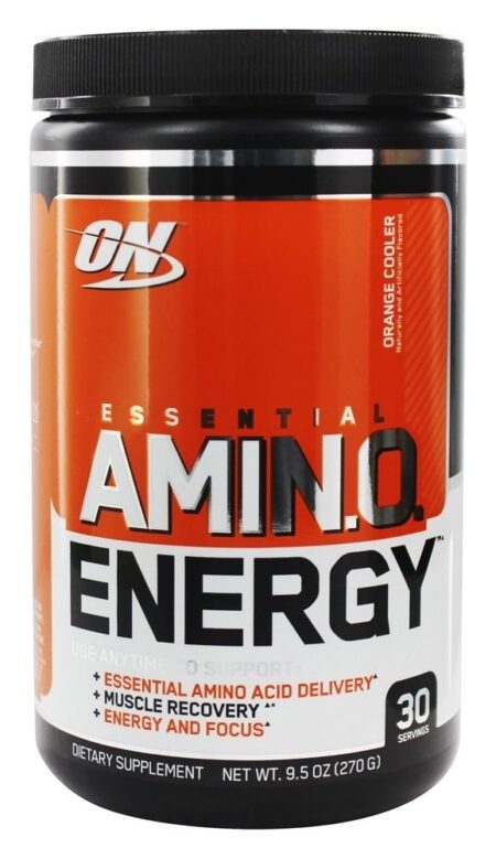 AmiN.O Essencial. Refrigerador de Laranja de Energia - 9.5 oz. Optimum Nutrition