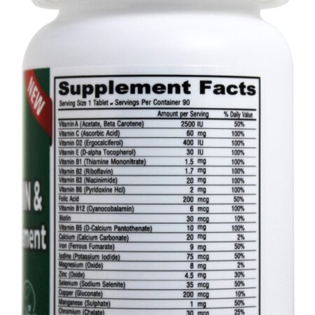Vegan Multivitamínico e Suplemento Mineral Comprimidos Minúsculos - 90 Tablets Deva Nutrition - Imagem 2