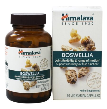 Suporte Conjunto Boswellia - Cápsulas vegetarianas 60 Himalaya Herbal Healthcare