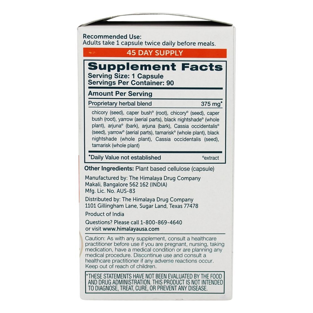 LiverCare Para a Manutenção da Saúde do Fígado - Cápsulas vegetarianas 90 Himalaya Herbal Healthcare - Imagem 2