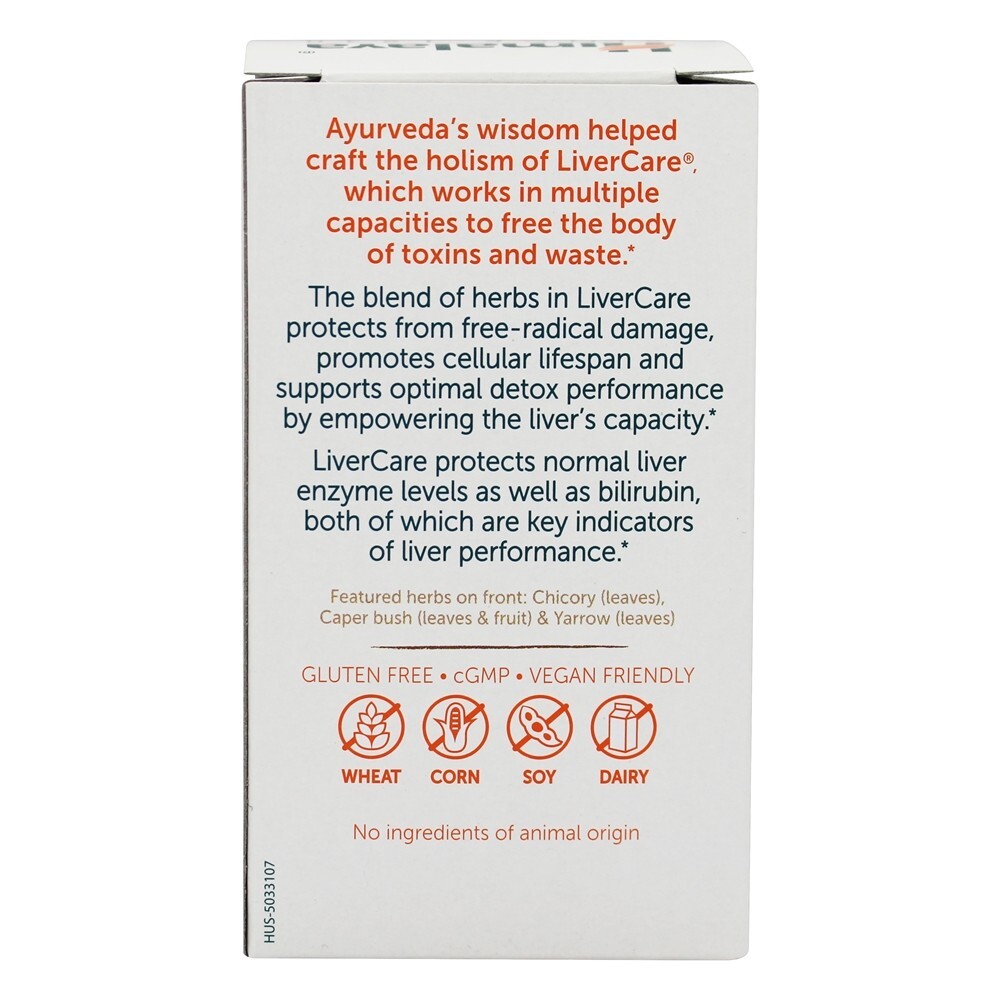 LiverCare Para a Manutenção da Saúde do Fígado - Cápsulas vegetarianas 90 Himalaya Herbal Healthcare - Imagem 3
