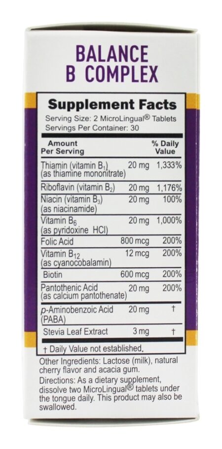 Balance Complexo B Dissolução Instantânea - 60 Tablets Superior Source - Image 3