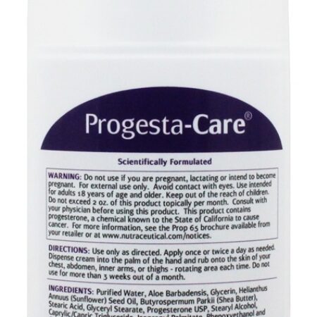 Creme Corporal Progesterona Natural Progesta-Care - 3 oz. Life-Flo - Imagem 2