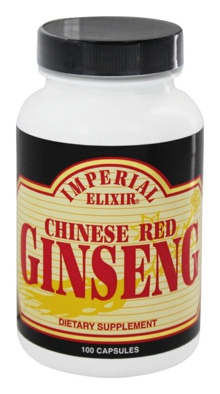 Ginseng Vermelho Chinês 1000 mg. - Cápsulas 100 Imperial Elixir