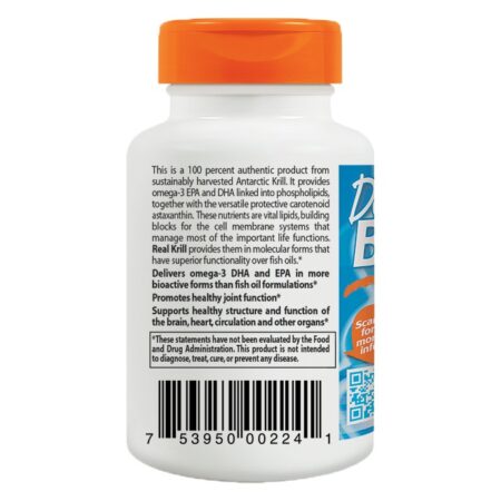 Krill Antártico Real 350 mg. - 60 Softgels Doctor's Best - Image 3