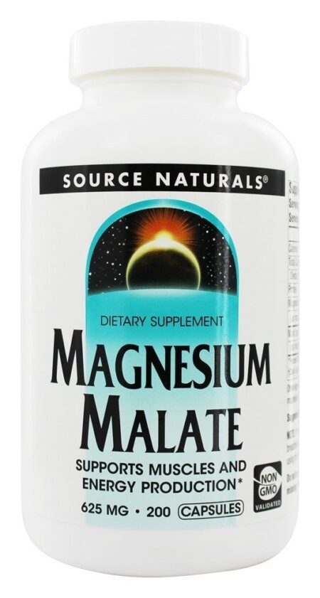 Magnésio Dimalato 625 mg. - Cápsulas 200 Source Naturals