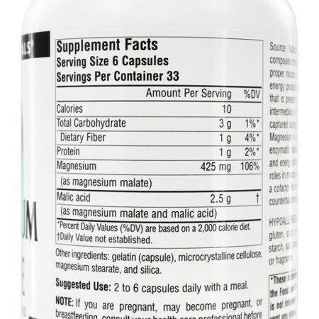 Magnésio Dimalato 625 mg. - Cápsulas 200 Source Naturals - Imagem 2