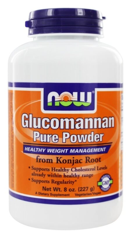 Glucomanan Pure Pó da raiz de konjac - 8 oz. NOW Foods