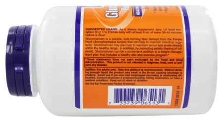 Glucomanan Pure Pó da raiz de konjac - 8 oz. NOW Foods - Image 3