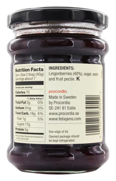 Lingonberries naturais selvagens - 10 oz. Felix - Image 2