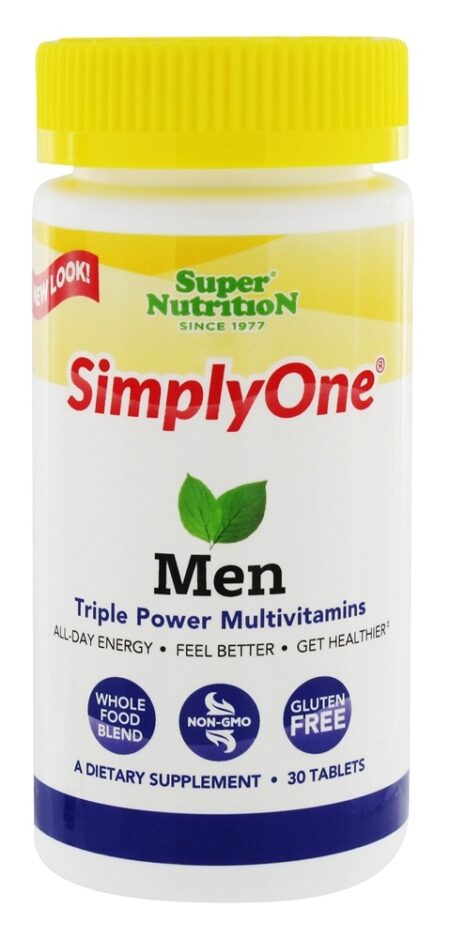 Simply One Multivitamínico de Potência Tripla Para Homens - 30 Tablets Super Nutrition