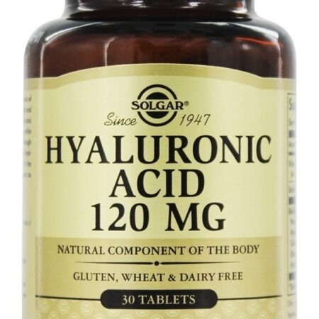 Ácido Hialurônico 120 mg. – 30 Tablets Solgar — foto 1