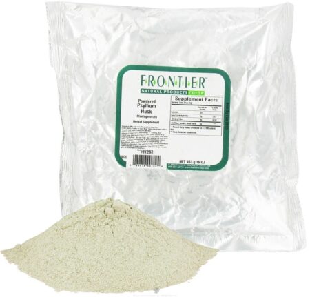 Casca de Psyllium em pó - 1 lb. Frontier Natural Products - Image 2