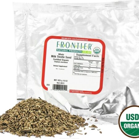 Cardo De Leite Sementes Orgânicas Integrais - 1 lb. Frontier Natural Products - Imagem 2