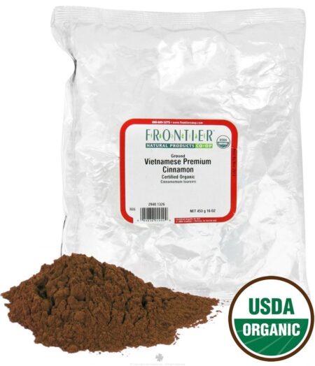 Chão de canela vietnamita Premium orgânico - 1 lb. Frontier Natural Products - Image 2