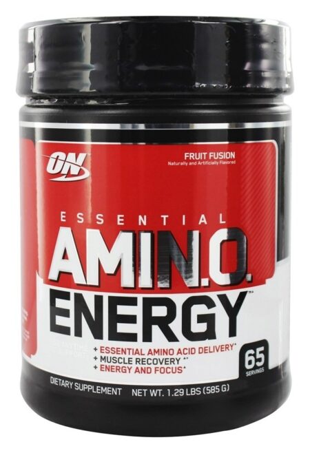 AmiN.O Essencial. Energia Fruto Fusão 65 Porções - 1.29 lbs. Optimum Nutrition