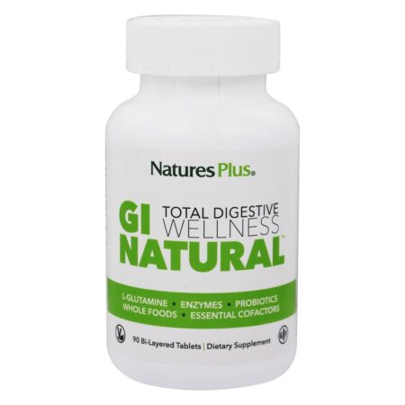 Bem-Estar Digestivo Total Natural GI - 90 Tablets Natures Plus