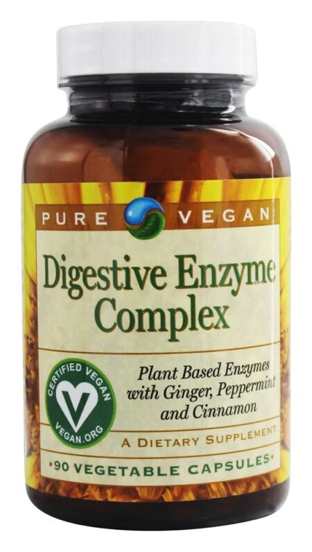 Complexo Enzimático Digestivo - Cápsulas vegetarianas 90 Pure Vegan