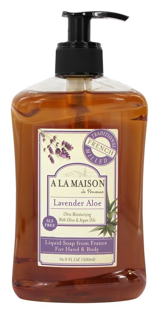 Sabonete Líquido Moído Francês Tradicional Aloe Lavanda - 16.9 fl. oz. A La Maison