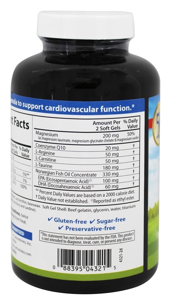 Ritmo Ritmo - 120 Softgels Carlson Labs - Imagem 3