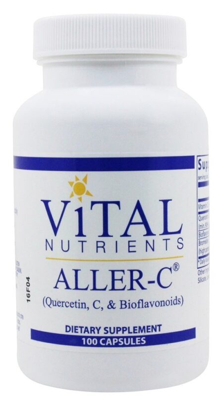 Quercetina Aller-C, C e Bioflavonóides - Cápsulas 100 Vital Nutrients