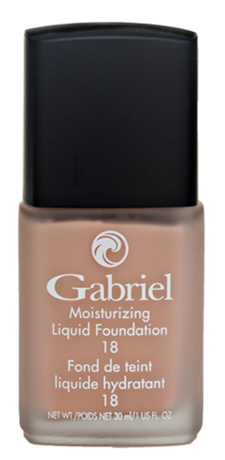 Base Líquida Hidratante Natural Bege 18 SPF - 1 fl. oz. Gabriel Cosmetics Inc.