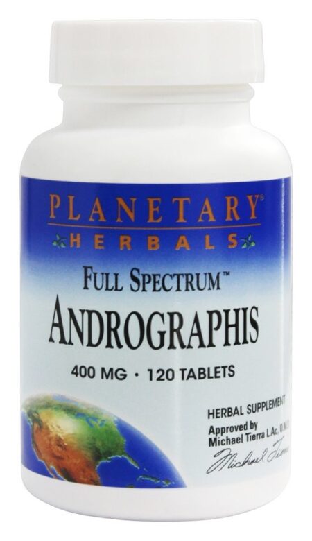 Andrographis Completo Spectrum 400 mg. - 120 Tablets Planetary Herbals