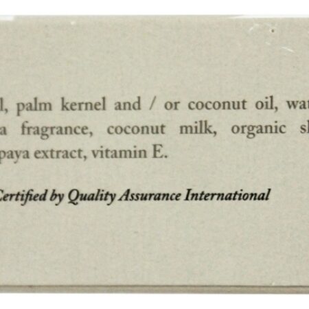 100 % Natural Bar Sabonete com Leite de Coco com Manteiga de Karité Orgânica do Comércio Justo – 5.25 oz. Dr. Woods — foto 2