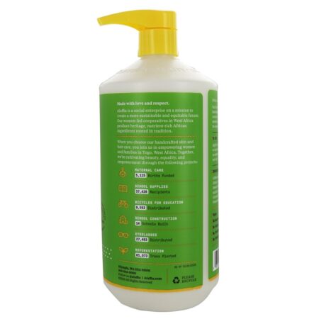 Todos os dias coco hidratante corporal loção puramente aroma de coco - 32 fl. oz. Alaffia - Image 3