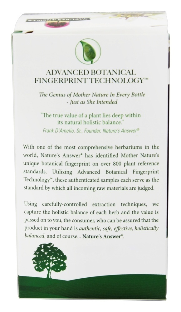 Passiflora Floração Tops Extrato Padronizado 500 mg. - Cápsulas vegetarianas 60 Nature's Answer - Imagem 3