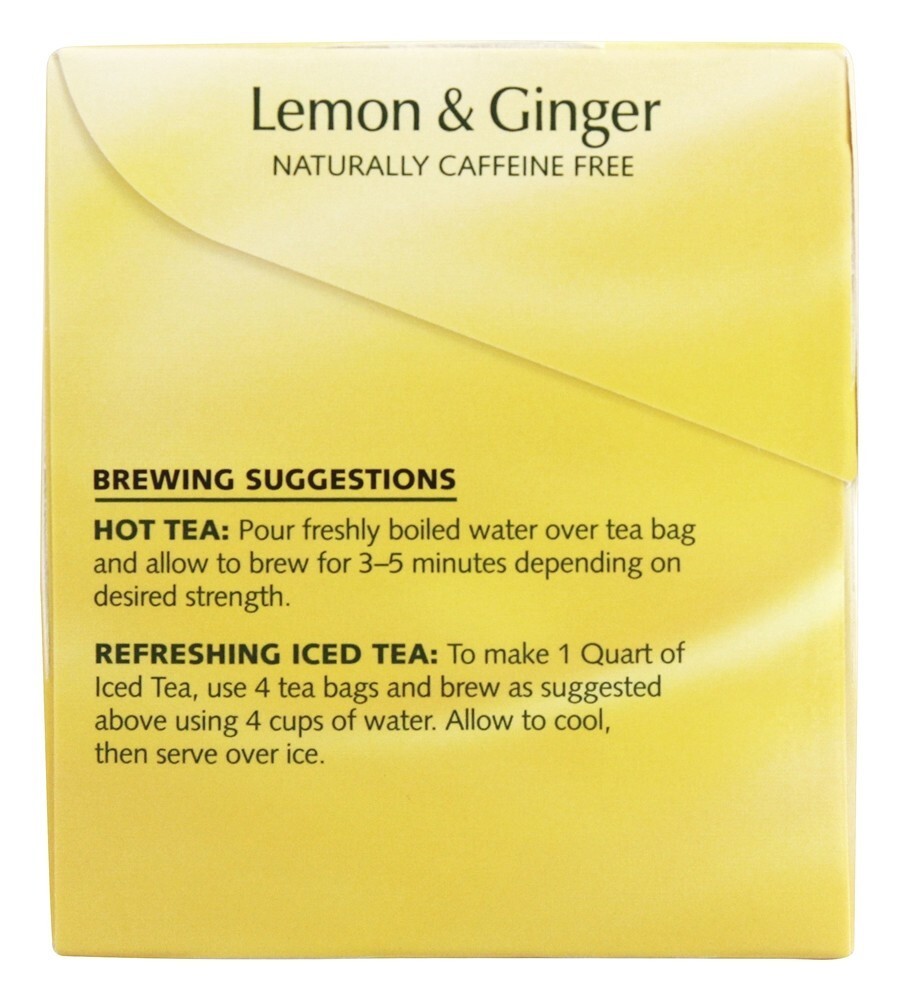 Chá de ervas limão e gengibre - 20 Saquinhos de Chá Twinings of London - Imagem 3