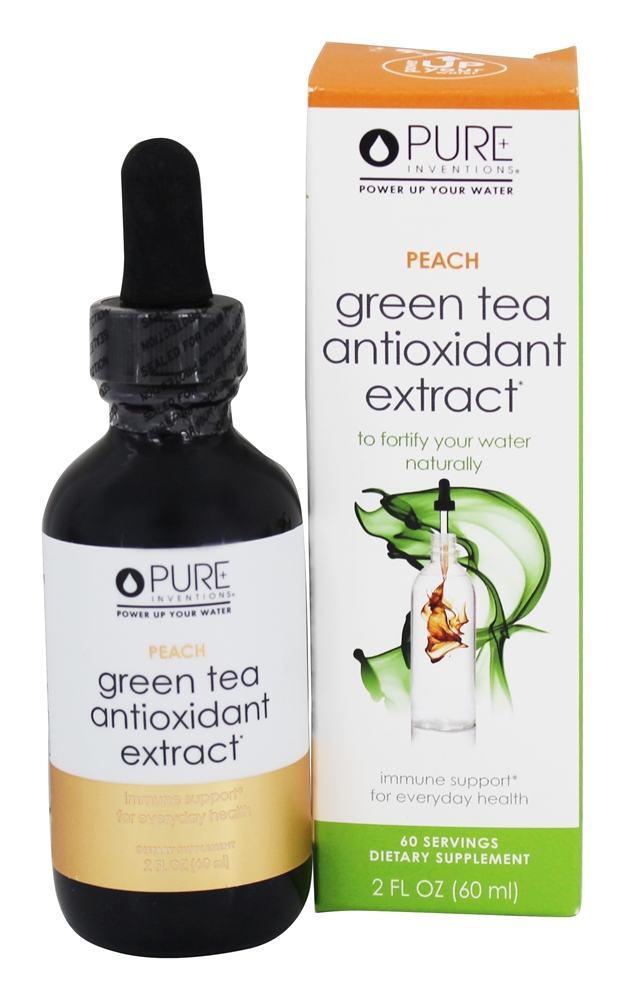 Pêssego Antioxidante Extrato De Chá Verde - 2 fl. oz. Pure Inventions