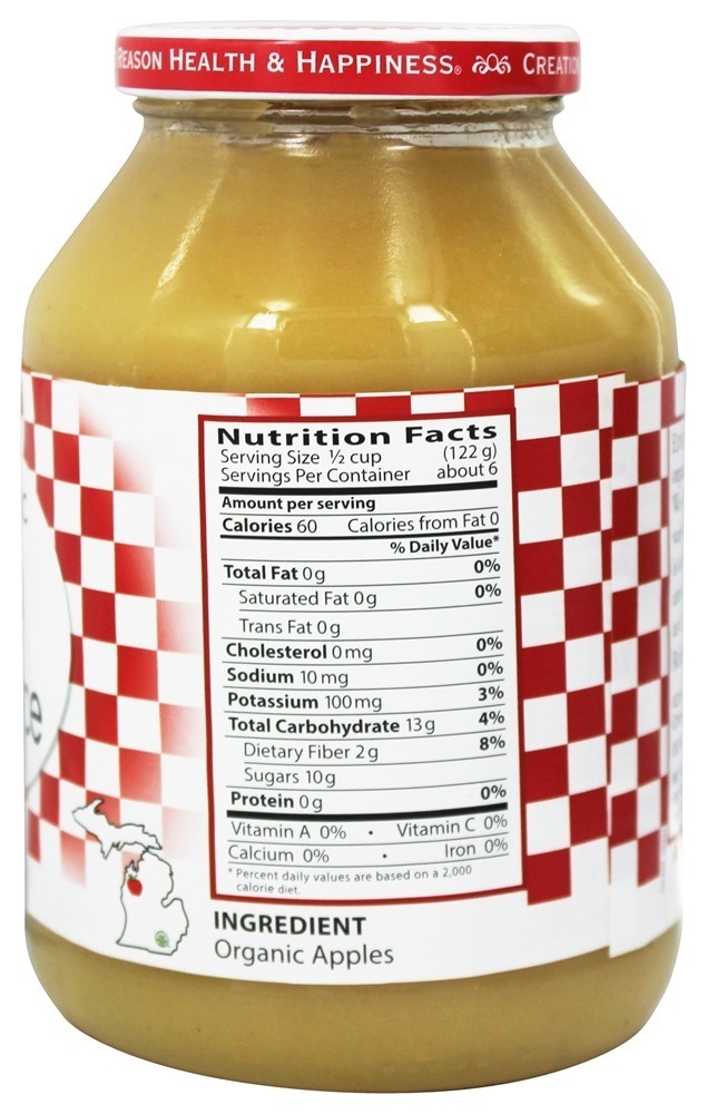 Molho De Maçã Orgânica - 25 oz. Eden Foods - Imagem 2