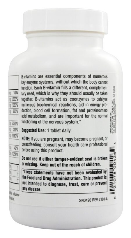 B125 - 90 Tablets Source Naturals - Image 3