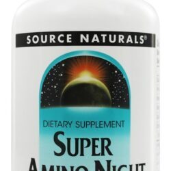 Super Amino Noite Avançado Amino ácido Fórmula - Cápsulas 120 Source Naturals