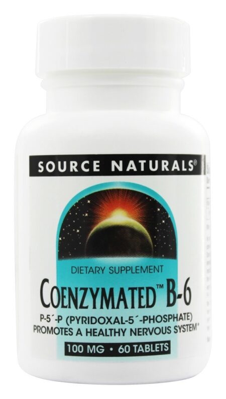 Coenzima B6 100 mg. - 60 Tablets Source Naturals