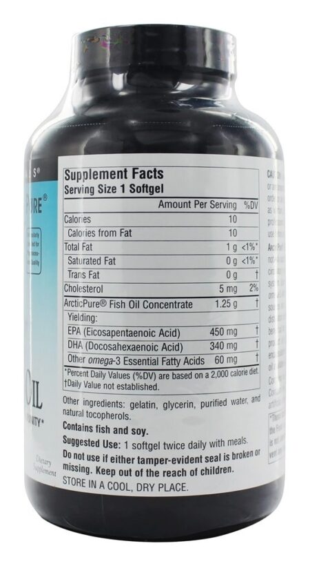 ArcticPure Omega-3 de Óleo de Peixe 850 mg. - 120 Softgels Source Naturals - Image 2