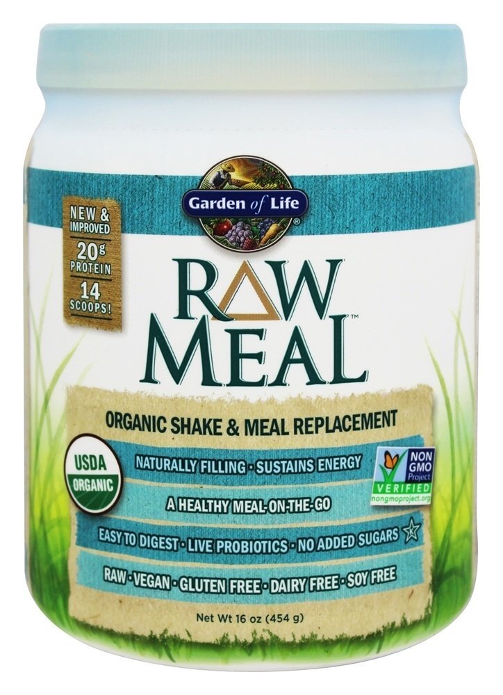 CRU Refeição Orgânico Tremer & Refeição Substituição Original - 16 oz. Garden of Life
