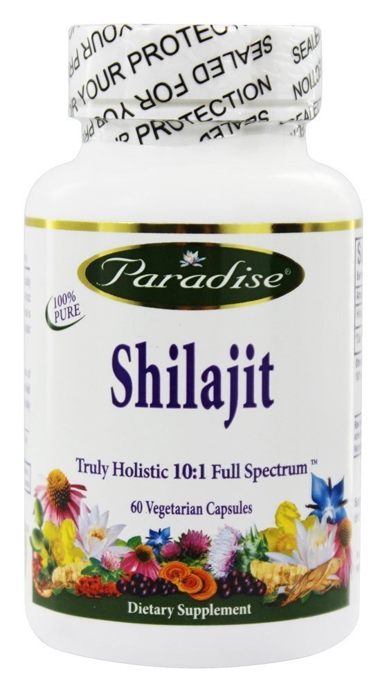 Shilajit - Cápsulas vegetarianas 60 Paradise Herbs