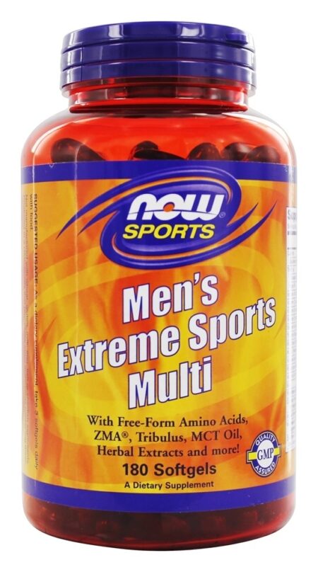 NOW Sports Masculino Esportes Ativos Multi - 180 Softgels NOW Foods