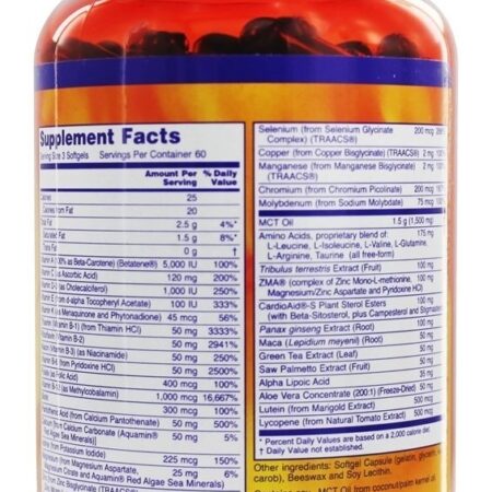NOW Sports Masculino Esportes Ativos Multi – 180 Softgels NOW Foods — foto 2 NOW Sports Masculino Esportes Ativos Multi – 180 Softgels NOW Foods — foto 2