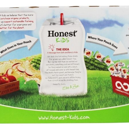 Honest Kids Orgânico Suco Beber Appley Sempre Depois - 8 Bolsas Honest - Imagem 3