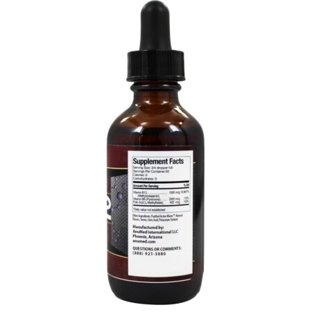 Metabolic B12 Líquida 1000 mcg. - 2 fl. oz. AnuMed - Image 2