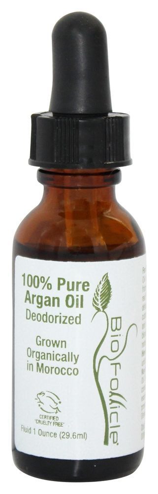 Sistema de suporte para cabelos Vegan 100 % Pure Óleo de Argan Desodorizado - 1 fl. oz. Bio Follicle