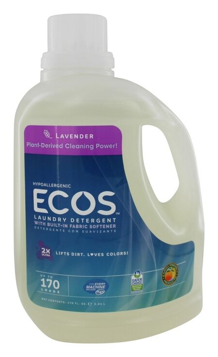 ECO 2x Extremista Todos Natural Lavanderia Detergente 170 Cargas Lavanda - 170 fl. oz. Earth Friendly