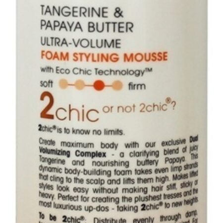 2Chic Tangerine & Mousse De Espuma De Papaya Mousse De Espuma De Ultra-Volume – 7 fl. oz. Giovanni — foto 2