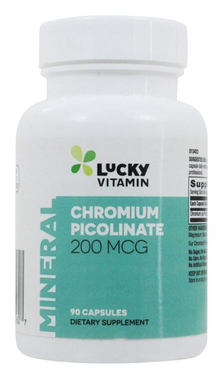 Picolinato de Cromo 200 mcg. - Cápsulas 90 LuckyVitamin