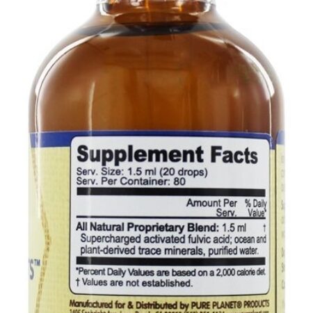 Ionic Elements Ácido Fúlvico - 4 fl. oz. Pure Planet - Imagem 2