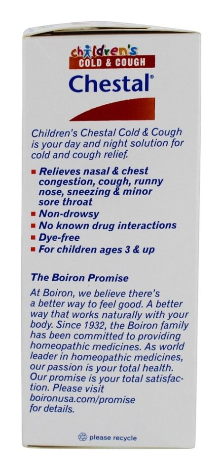 Tosse Infantil e Medicina Homepática Chestal Fria - 6.7 fl. oz. Boiron - Image 4